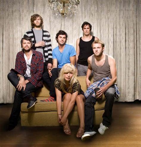 The Head, the Heart, the band banding together .